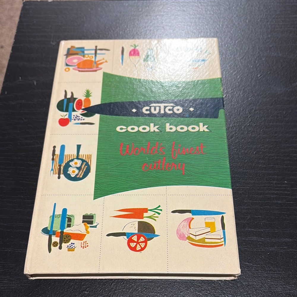 Cutco Green and Cream Kitchen Cookbook